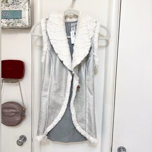 Alberto Makali Wool & Faux Fur Designer Vest